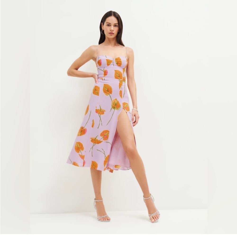 Reformation Juliette dress. Luciana floral color. Size 2. Like new